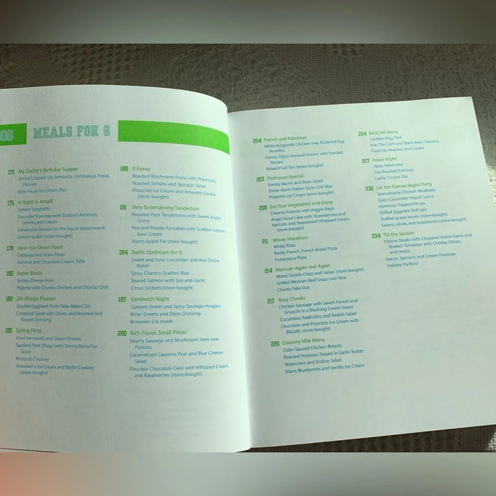 Rachael Ray 2,4,6,8 Great Meals for Couples or Crowds a 30-Minute Meal Cookbook